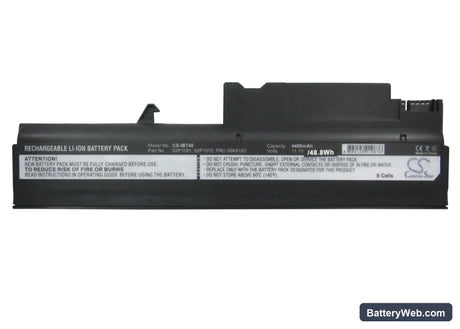 IBM ThinkPad R51e-1848 Replacement Battery, 10.8V, 4400mAh, Li-ion 5