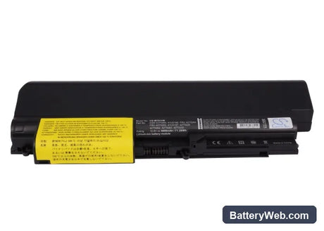IBM ThinkPad T61 7659 Replacement Battery, 10.8V, 6600mAh, Li-ion 5
