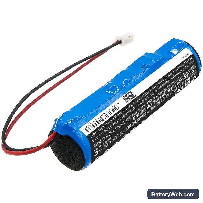 iHome iBT74 Replacement Battery, 3.7V, 2600mAh, Li-ion 2
