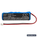iHome iBT74 Replacement Battery, 3.7V, 2600mAh, Li-ion 3