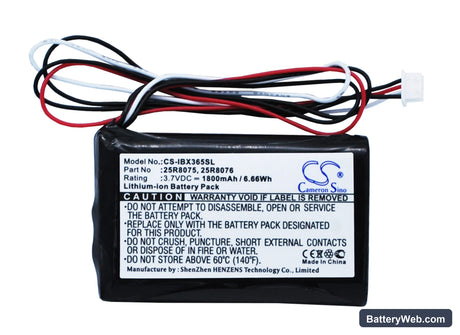 IBM ServerRAID 8K Replacement Battery, 3.7V, 1800mAh, Li-ion 1