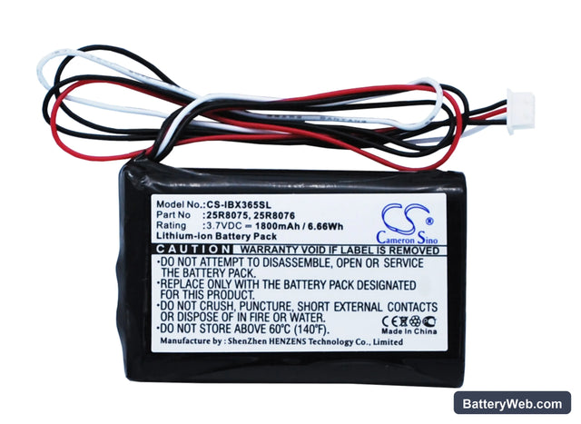 IBM ServerRAID 8K Replacement Battery, 3.7V, 1800mAh, Li-ion 1