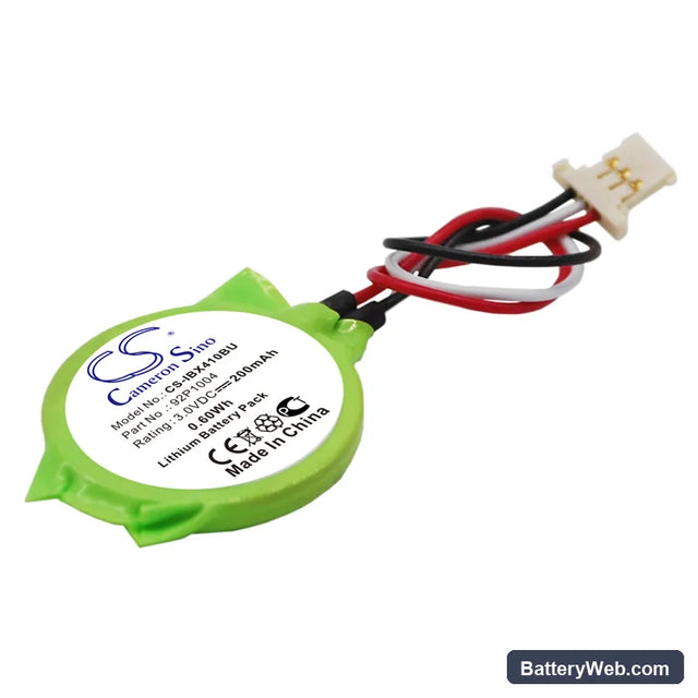 Lenovo ThinkPad X40 Replacement Battery, 3V, 200mAh, Lithium 1