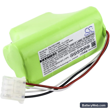Innomed HeartScreen 112d Replacement Battery, 8.4V, 3500mAh, Ni-MH 1