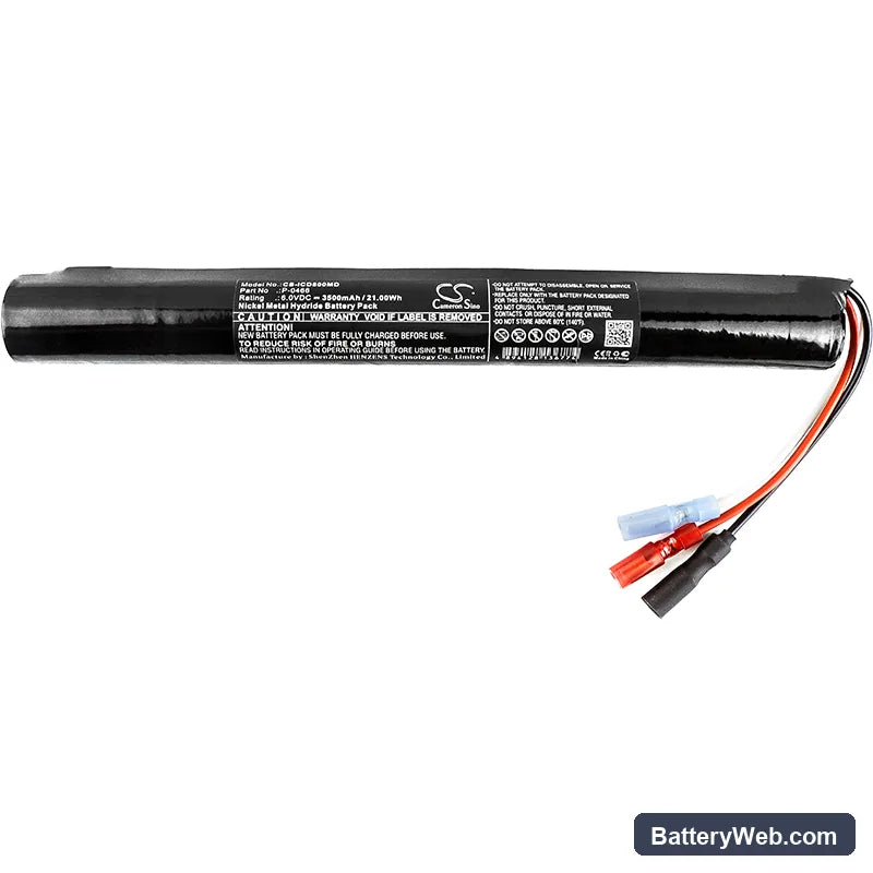 Innomed Heartscreen 80G EKG/ECG Replacement Battery, 6V, 3500mAh, Ni-MH 3