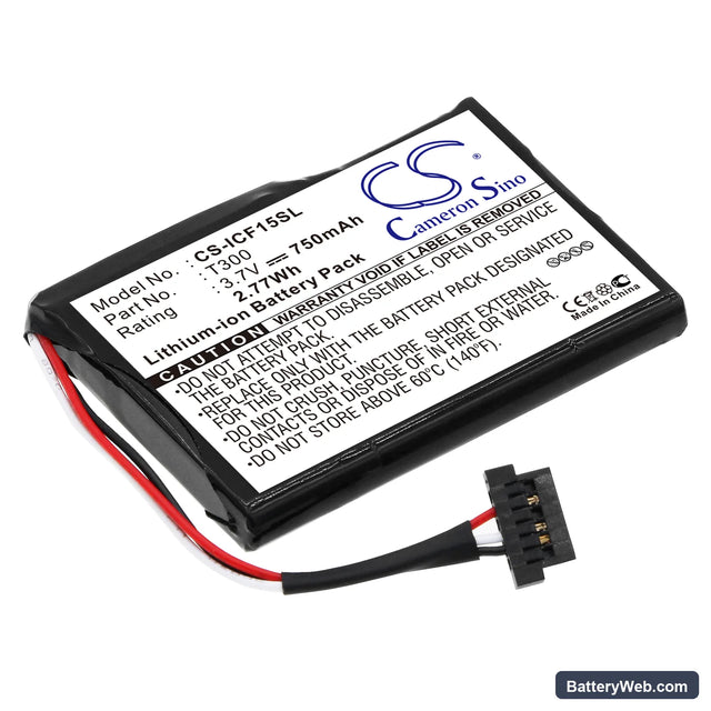 Navman F15 Replacement Battery, 3.7V, 750mAh, Li-ion 1