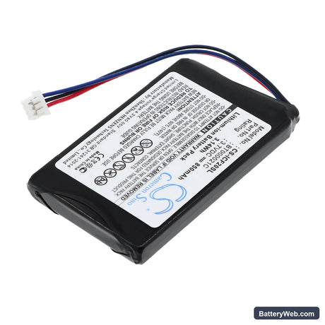 Navman F20 Replacement Battery, 3.7V, 850mAh, Li-ion 2