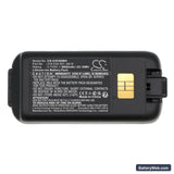 Intermec CK3 Replacement Battery, 3.7V, 6800mAh, Li-ion 5