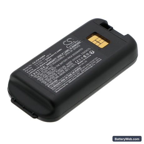 Intermec CK3 Replacement Battery, 3.7V, 5200mAh, Li-ion 1