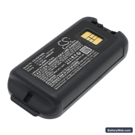 Intermec CK70 Replacement Battery, 3.7V, 4400mAh, Li-ion 1