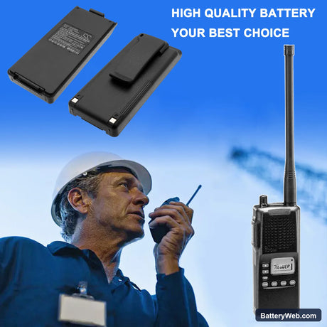 Icom IC-A4 Replacement Battery, 9.6V, 1800mAh, Ni-MH 6