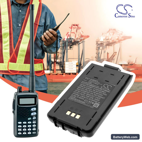 Icom IC-A5 Replacement Battery, 9.6V, 700mAh, Ni-MH 6