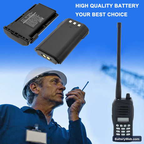 Icom IC-A14 Replacement Battery, 7.4V, 940mAh, Li-ion 6
