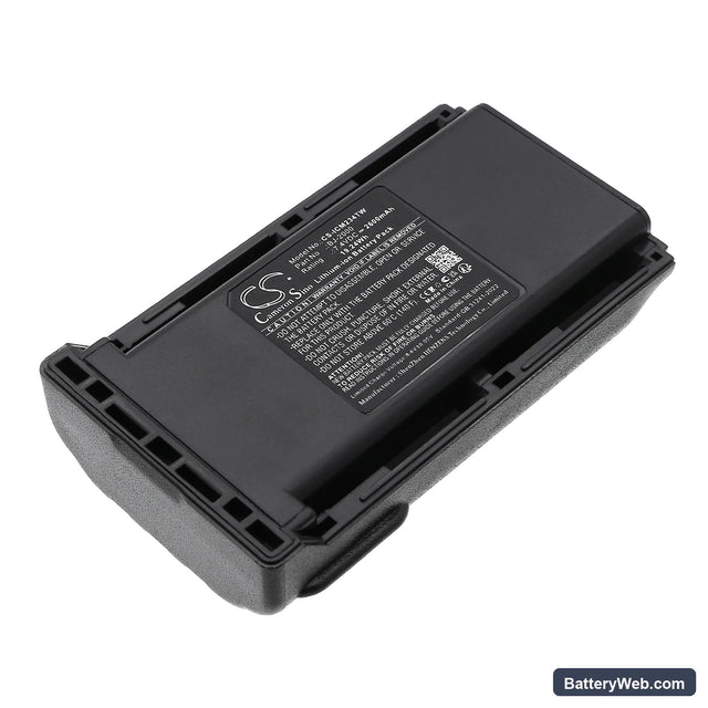 Icom IC-A14 Replacement Battery, 7.4V, 2600mAh, Li-ion 1
