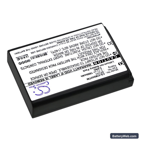 Icom IC-E7 Replacement Battery, 3.7V, 1500mAh, Li-ion 2