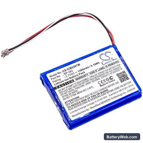 Icom IC-M25 Replacement Battery, 3.7V, 1400mAh, Li-ion 1