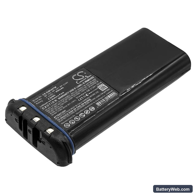 Icom IC-M34 Replacement Battery, 7.2V, 950mAh, Li-ion 1
