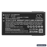 Icom IC-M94D Replacement Battery, 7.4V, 2300mAh, Li-ion 5