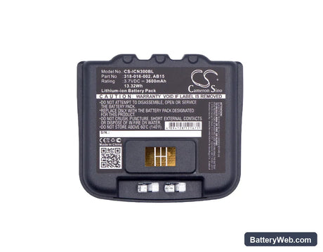 Intermec CN3 Replacement Battery, 3.7V, 3600mAh, Li-ion 3