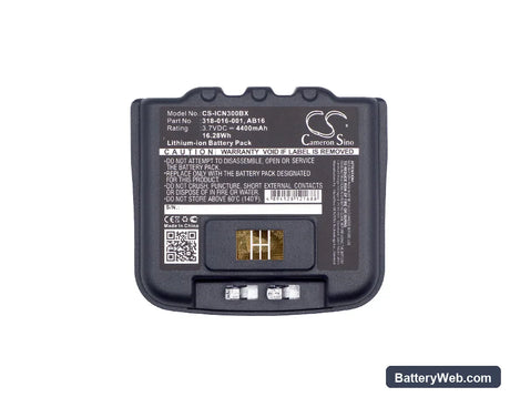 Intermec CN3 Replacement Battery, 3.7V, 4400mAh, Li-ion 3