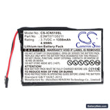 Navman iCN 510 Replacement Battery, 3.7V, 1350mAh, Li-ion 3