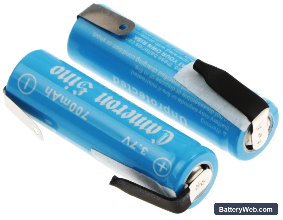Remington R9 Replacement Battery, 3.7V, 700mAh, Li-ion 2