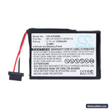 Navman S20 Replacement Battery, 3.7V, 1250mAh, Li-ion 3