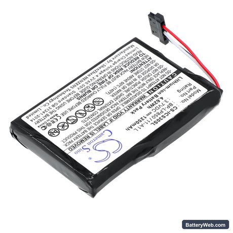 Navman S30 Replacement Battery, 3.7V, 1250mAh, Li-ion 2