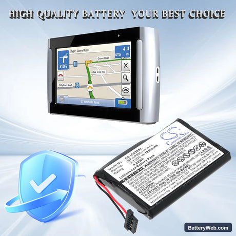 Navman S30 Replacement Battery, 3.7V, 1250mAh, Li-ion 6
