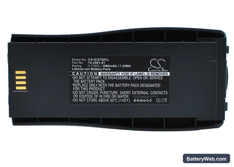 Cisco 7920 Replacement Battery, 3.7V, 1960mAh, Li-ion 5