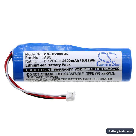 Honeywell CV30 Replacement Battery, 3.7V, 2600mAh, Li-ion 3
