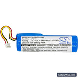 Intermec CV30 Replacement Battery, 3.7V, 3400mAh, Li-ion 3
