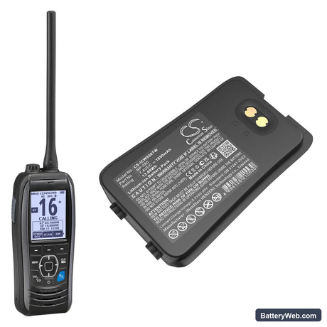 Icom IC-M93D Replacement Battery, 7.4V, 1850mAh, Li-ion 6