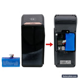 Ingenico AXIUM DX4000 Replacement Battery, 7.4V, 2600mAh, Li-ion 6
