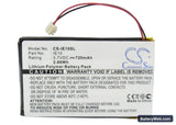 iRiver E10 Replacement Battery, 3.7V, 720mAh, Li-Polymer 5
