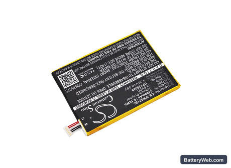 Infocus M521 Replacement Battery, 3.8V, 2400mAh, Li-Polymer 2