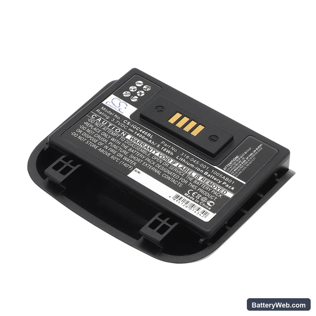 Intermec GC4460 Replacement Battery, 3.7V, 1400mAh, Li-ion 1