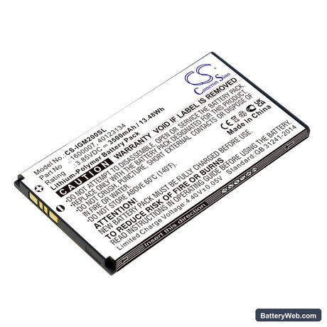 Inseego M2000 Replacement Battery, 3.85V, 3500mAh, Li-Polymer 1
