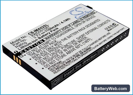 I-Mate PDA-L Replacement Battery, 3.7V, 1100mAh, Li-ion 1