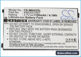 I-Mate PDA-L Replacement Battery, 3.7V, 1100mAh, Li-ion 5
