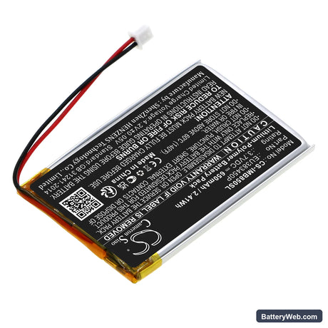 Ingenico MOBY8500 Replacement Battery, 3.7V, 650mAh, Li-Polymer 2