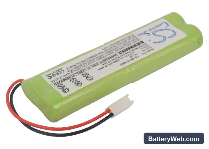 Abbott MJ09.01 Replacement Battery, 4.8V, 2000mAh, Ni-MH 2