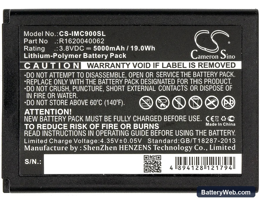 IDATA MC70 Replacement Battery, 3.8V, 5000mAh, Li-Polymer 5