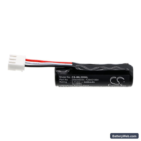 Ingenico Iwe280 Replacement Battery, 3.7V, 3400mAh, Li-ion 3