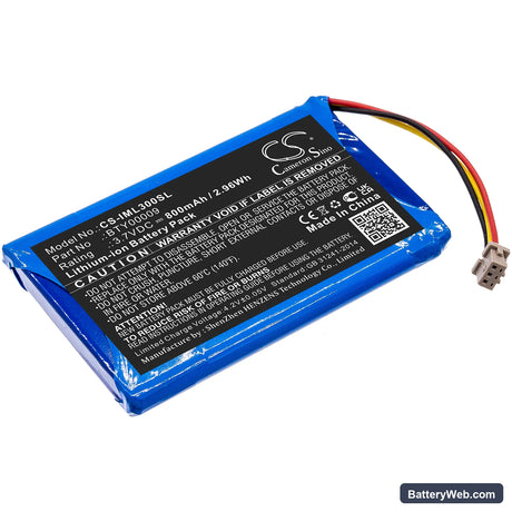 Ingenico Vital Act 3S Replacement Battery, 3.7V, 800mAh, Li-ion 1