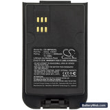Inmarsat Isatphone 2 Replacement Battery, 3.7V, 3000mAh, Li-ion 3