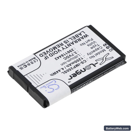 Ingenico iSMP Replacement Battery, 3.7V, 1200mAh, Li-ion 2
