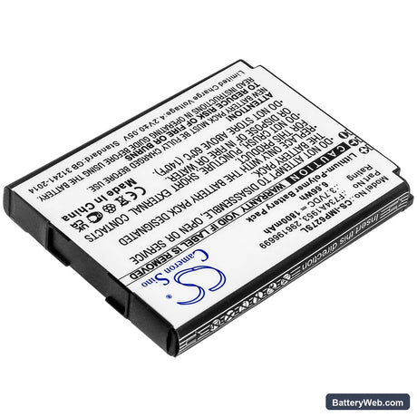 Ingenico IMP627 Replacement Battery, 3.7V, 1800mAh, Li-Polymer 2