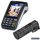 Ingenico Move 5000 Replacement Battery, 3.7V, 3000mAh, Li-ion 4