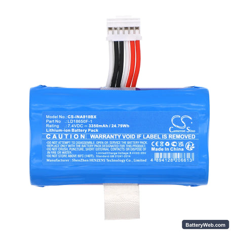Landi A8 Pro-92D3 Replacement Battery, 7.4V, 3350mAh, Li-ion 3
